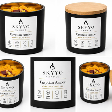 SKYYO EGYPTIAN AMBER CANDLE